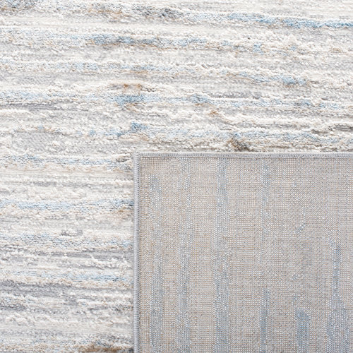 Sand & Stable Minkley Gray/Blue/Ivory Rug & Reviews Wayfair